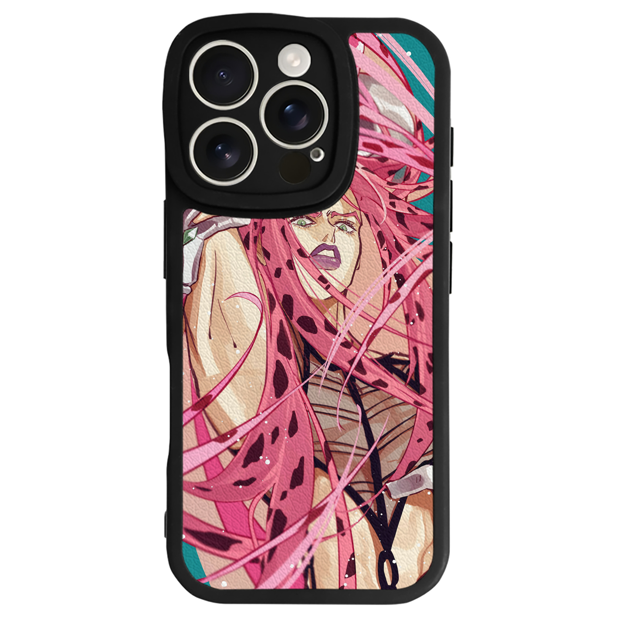 （画像用） ジョジョの奇妙な冒険 JoJo's Bizarre Adventure 【iPhone 16シリーズ対応】シリコンスマホケース（レザー調） 材質：シリコン